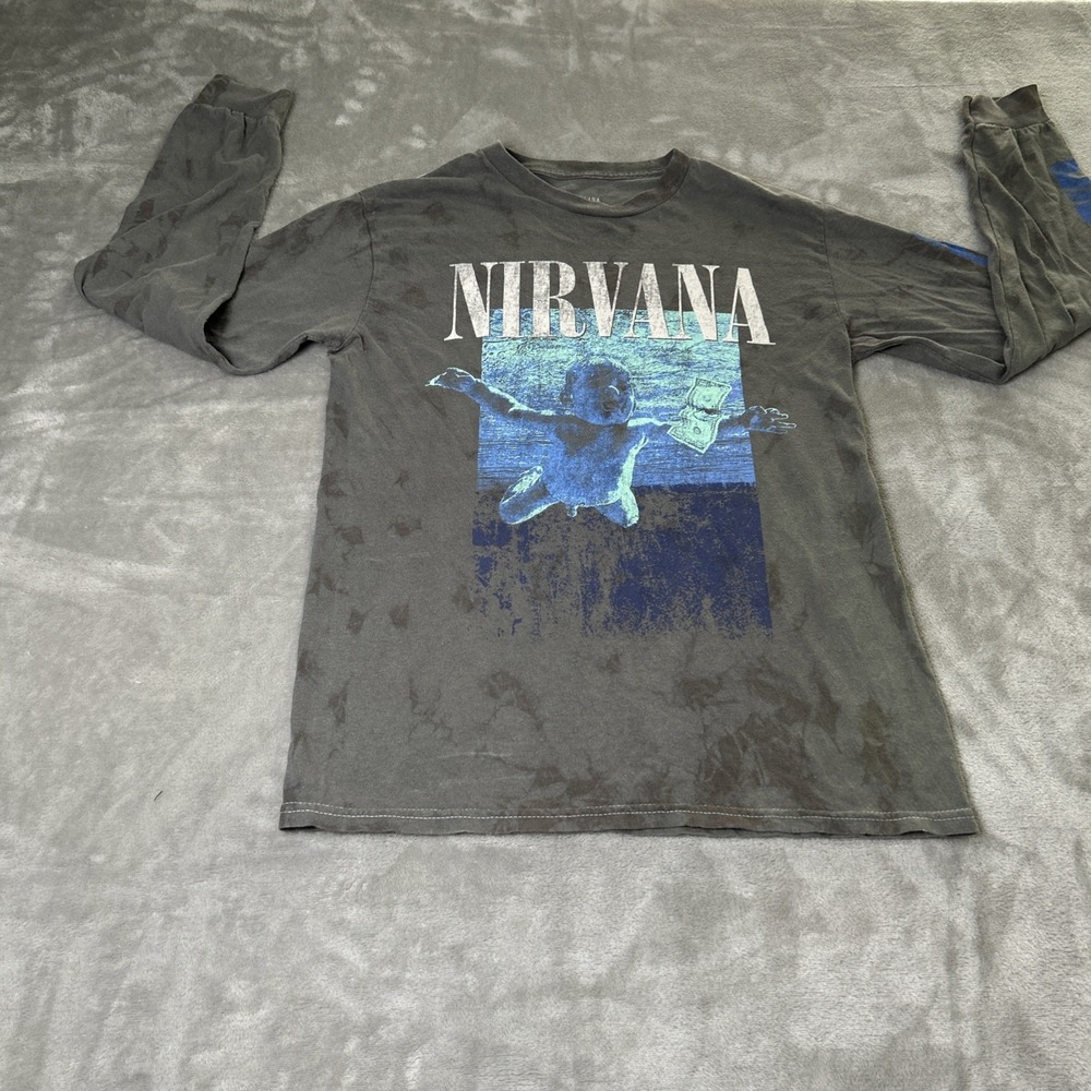 NIRVANA T-Shirt Small Vintage long sleeve